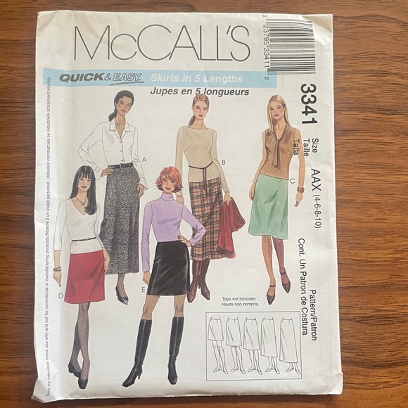 6 XS/S Uncut Vintage 1990s Sewing Patterns Lot - Picture 8 of 13